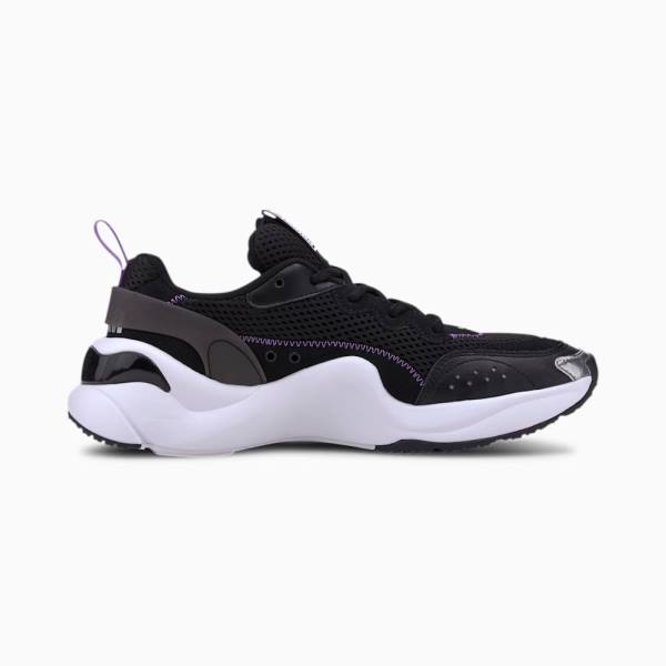 Puma Rise Contrast Női Tornacipő Fekete Szürke | HU81635