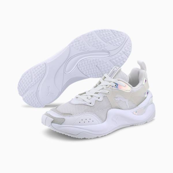 Puma Rise Glow Női Tornacipő Fehér | HU07958