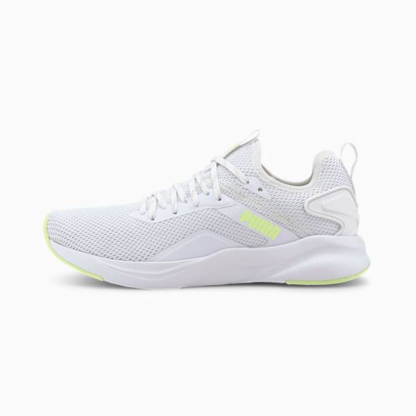 Puma SOFTRIDE Rift Knit Női Futócipő Fehér Sárga | HU04221