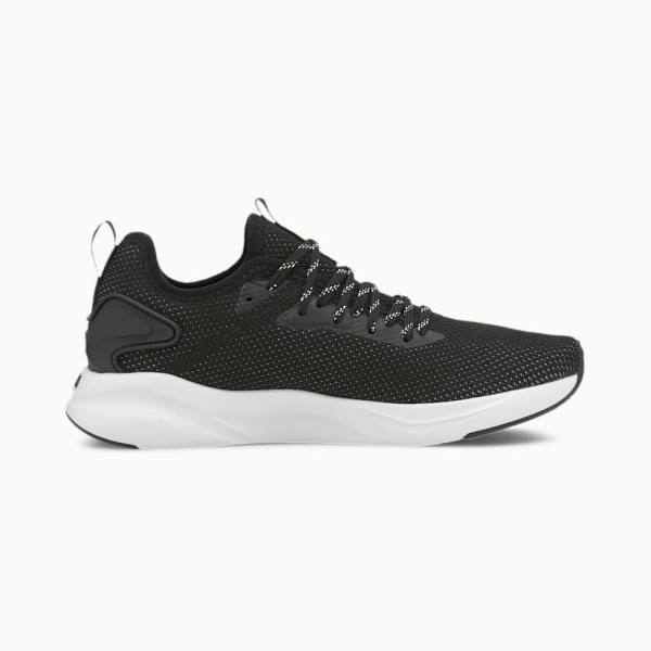 Puma SOFTRIDE Rift Knit Női Futócipő Fekete Rózsaszín | HU39829