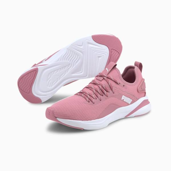 Puma SOFTRIDE Rift Knit Női Futócipő Fekete Fehér | HU42630