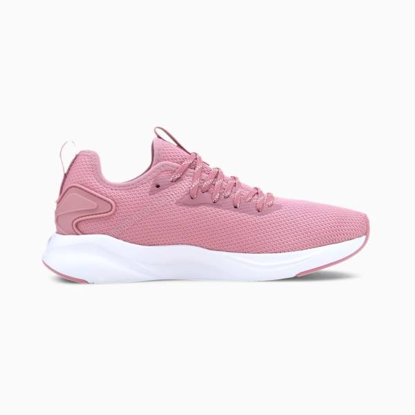 Puma SOFTRIDE Rift Knit Női Futócipő Fekete Fehér | HU42630