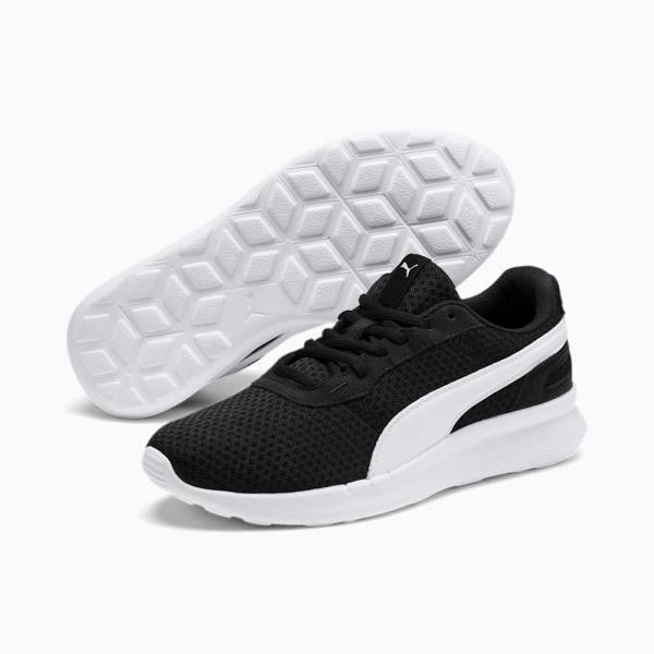 Puma ST Activate Youth Fiú Tornacipő Fekete Fehér | HU10588