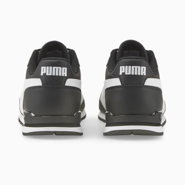 Puma ST Runner v3 L Férfi Tornacipő Fekete Fehér | HU36439