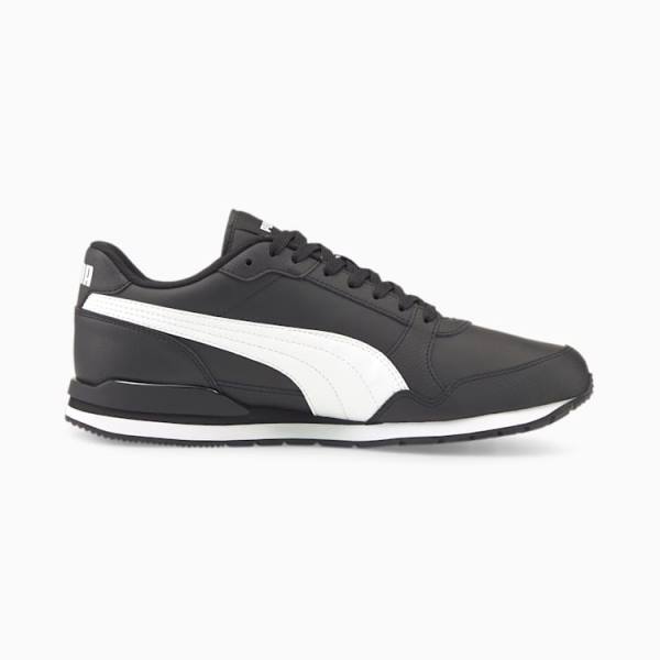 Puma ST Runner v3 L Női Tornacipő Fekete Fehér | HU56471