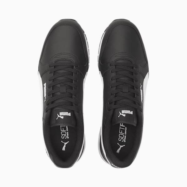 Puma ST Runner v3 L Női Tornacipő Fekete Fehér | HU56471