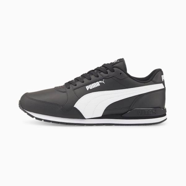 Puma ST Runner v3 L Női Tornacipő Fekete Fehér | HU56471