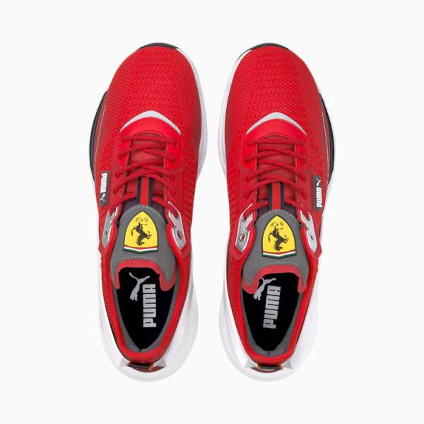 Puma Scuderia Ferrari IONSpeed Férfi Motorsport Cipő Fehér Fekete | HU57974