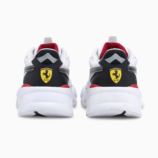 Puma Scuderia Ferrari Race RS-X Férfi Motorsport Cipő Fehér Fekete | HU09713