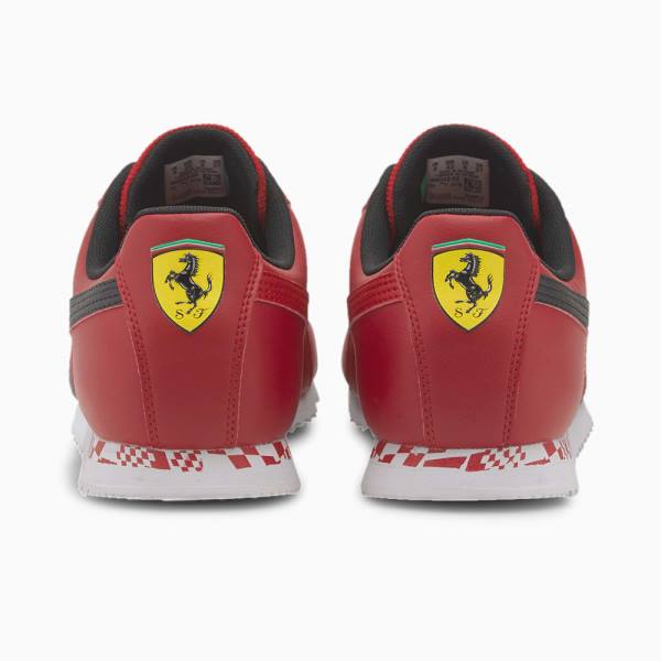 Puma Scuderia Ferrari Race Roma Női Motorsport Cipő Piros Fekete Fehér | HU09641