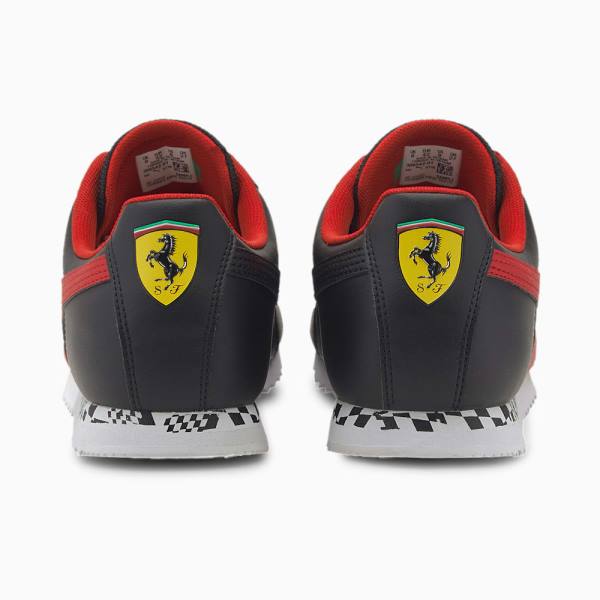 Puma Scuderia Ferrari Race Roma Női Motorsport Cipő Fekete Piros Fehér | HU67666