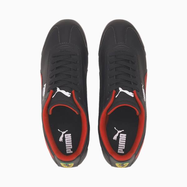 Puma Scuderia Ferrari Race Roma Női Motorsport Cipő Fekete Piros Fehér | HU67666