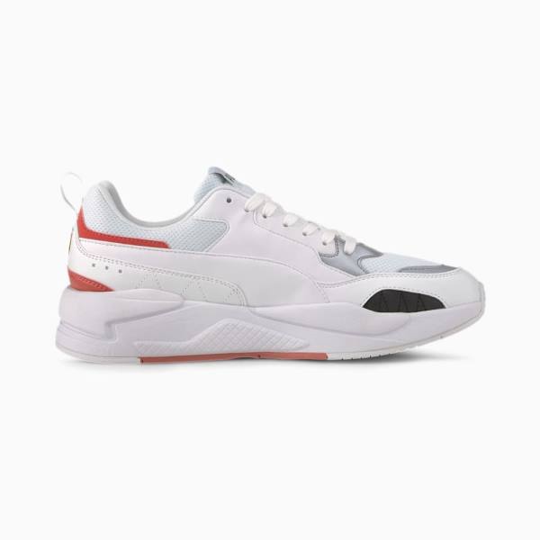 Puma Scuderia Ferrari Race X-Ray 2 Férfi Motorsport Cipő Fehér Piros Fehér | HU44642