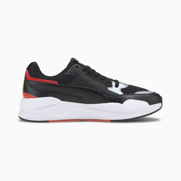 Puma Scuderia Ferrari Race X-Ray 2 Férfi Motorsport Cipő Fekete Piros Fekete | HU86552