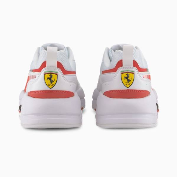 Puma Scuderia Ferrari Race X-Ray 2 Női Motorsport Cipő Fehér Piros Fehér | HU26450