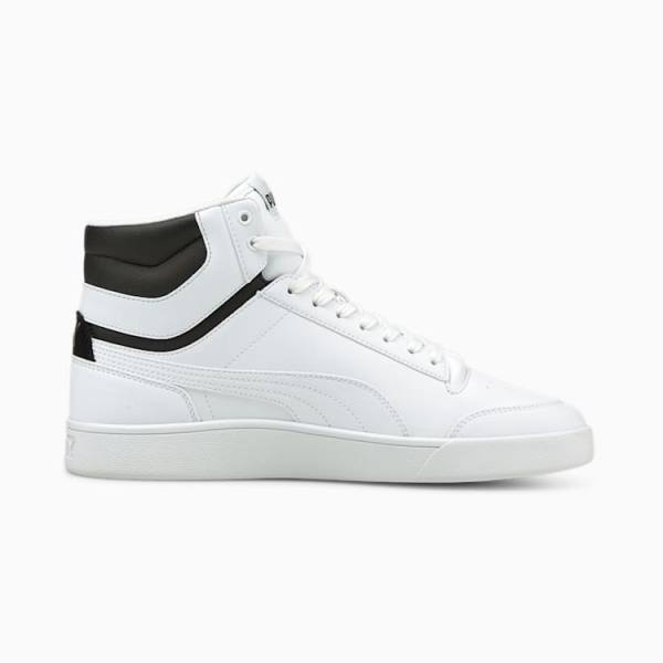 Puma Shuffle Mid Női Tornacipő Fehér Fekete Arany | HU34591