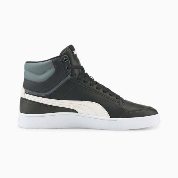 Puma Shuffle Mid Női Tornacipő Fekete Szürke Arany | HU26899