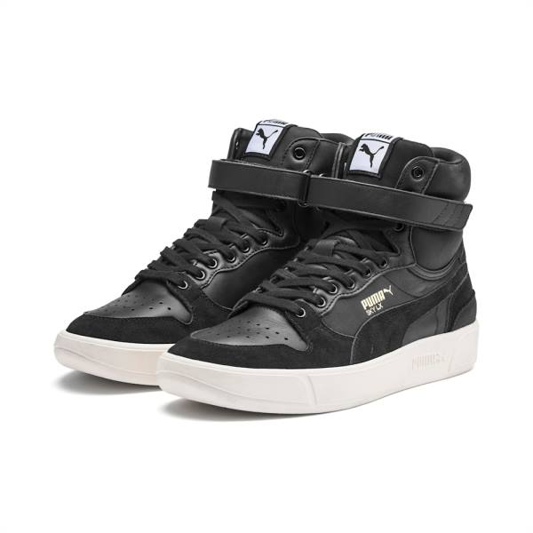 Puma Sky LX Mid Lux Női Tornacipő Fekete Fehér | HU86683