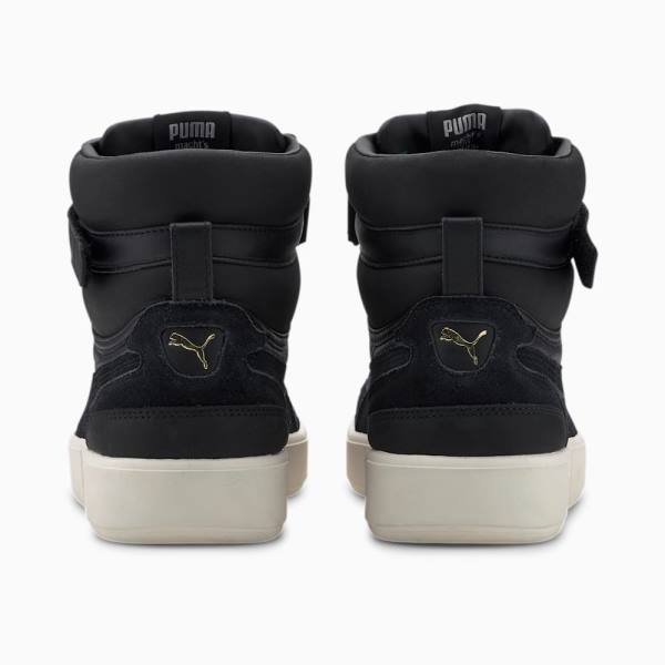 Puma Sky LX Mid Lux Női Tornacipő Fekete Fehér | HU86683