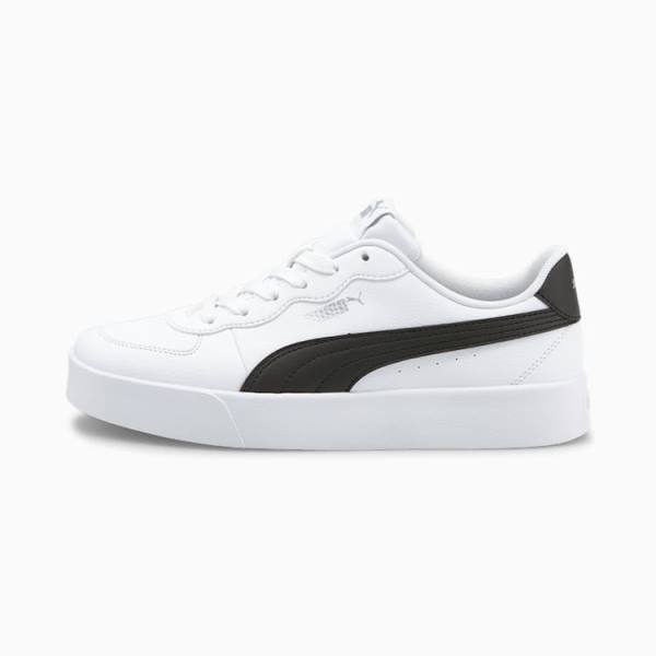 Puma Skye Clean Női Tornacipő Fehér Fekete | HU26716