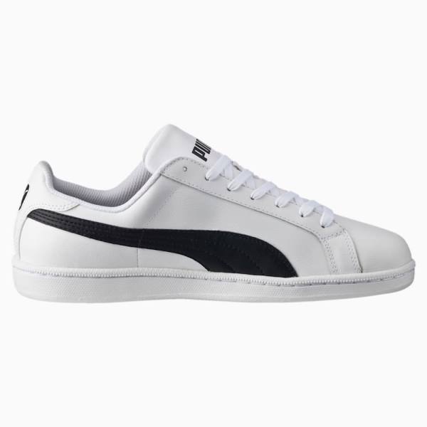 Puma Smash Bőr Férfi Tornacipő Fehér Fekete Fehér | HU62655