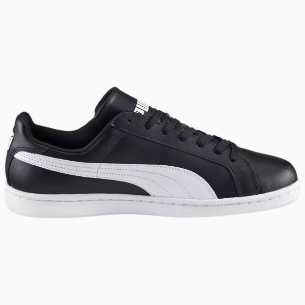 Puma Smash Bőr Női Tornacipő Fekete Fehér | HU05299