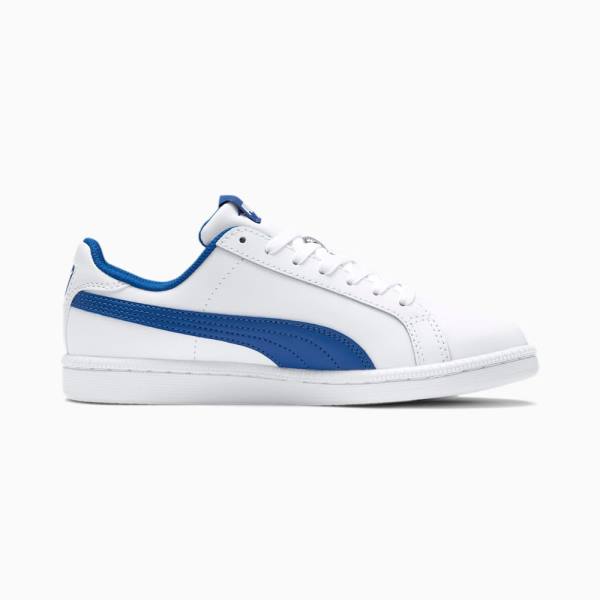 Puma Smash Jr. Fiú Tornacipő Fehér Kék | HU31302