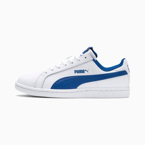 Puma Smash Jr. Fiú Tornacipő Fehér Kék | HU31302