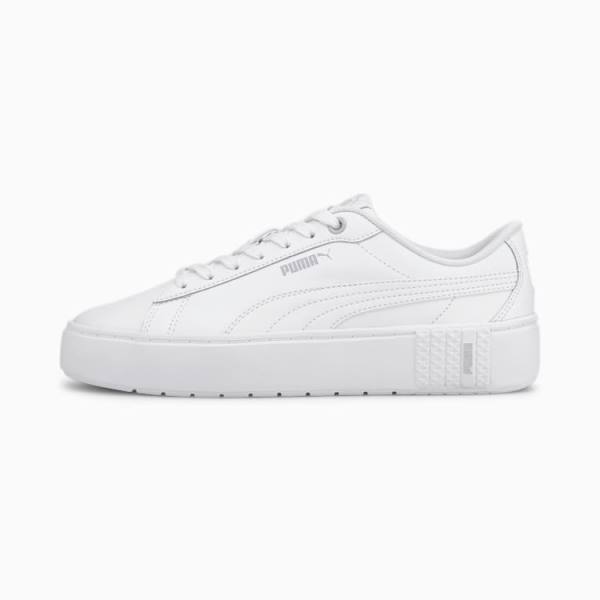 Puma Smash Platform v2 L Női Tornacipő Fehér | HU92856