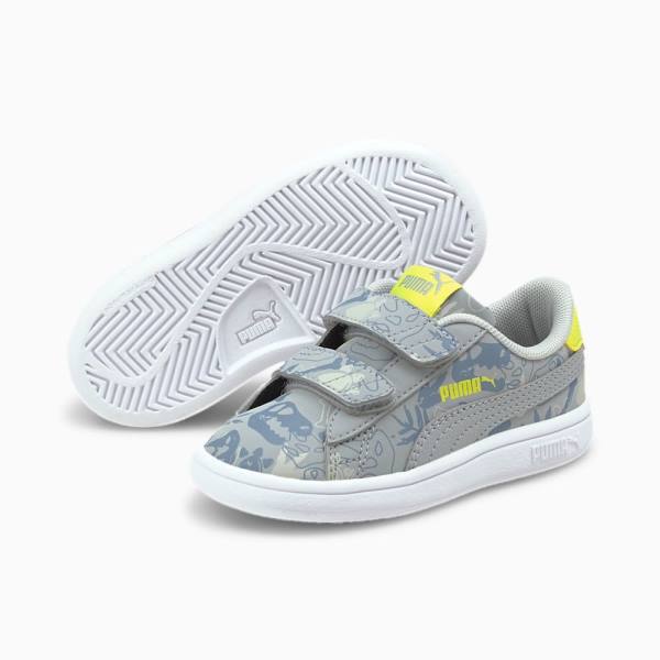 Puma Smash v2 Archeo Summer Fiú Tornacipő Barna Barna | HU54674