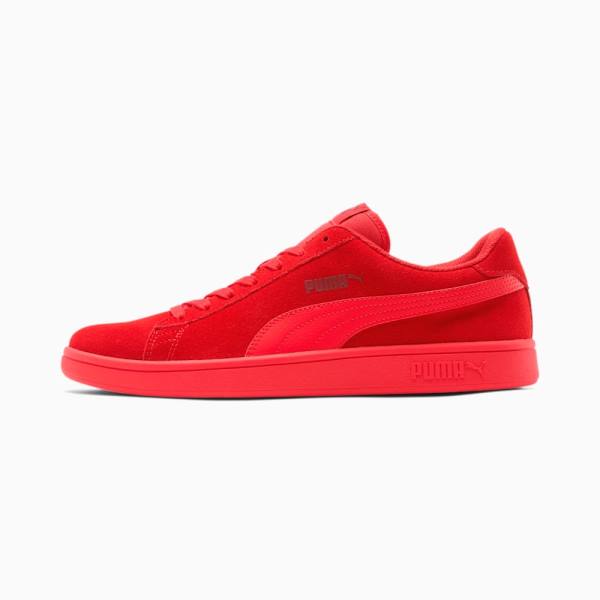 Puma Smash v2 Férfi Tornacipő Piros Piros Fekete | HU86659