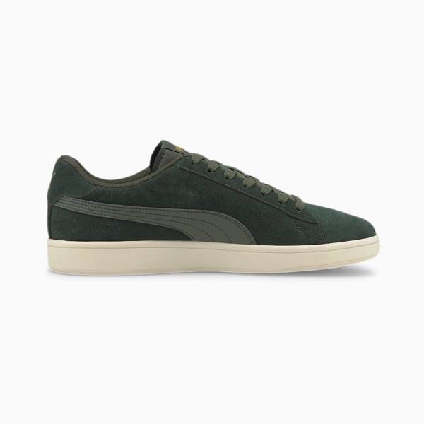 Puma Smash v2 Férfi Tornacipő Zöld Arany Fehér | HU26191