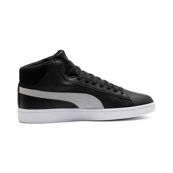 Puma Smash v2 Mid PureTEX High Tops Női Tornacipő Fekete Barna Fehér | HU56082