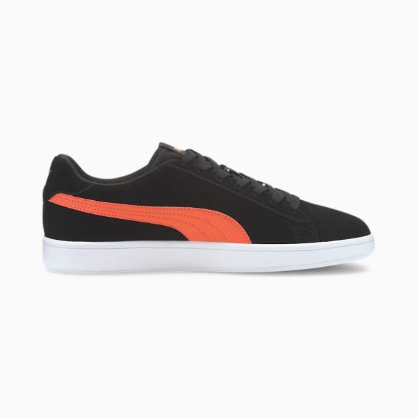 Puma Smash v2 Női Tornacipő Fekete Korall Arany Fehér | HU40426