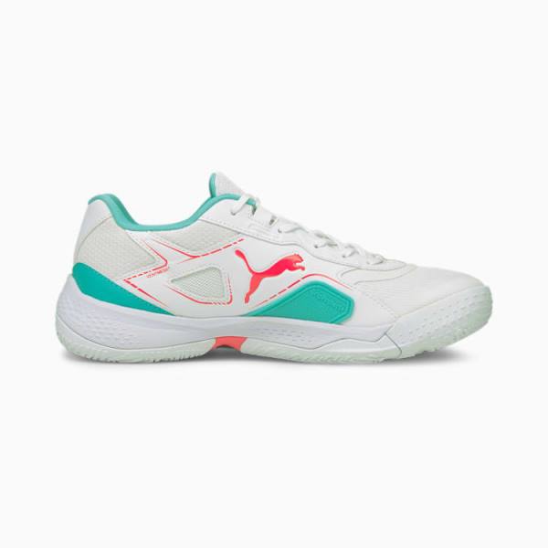 Puma Solarstrike Indoor Sports Férfi Kézilabda Cipő Fehér Világos Türkiz | HU95692