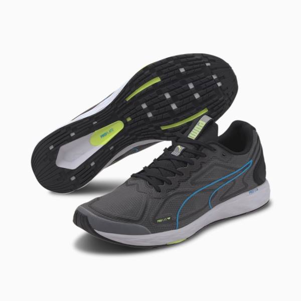 Puma Speed 300 Racer 2 Férfi Futócipő Fekete Kék Sárga | HU63045