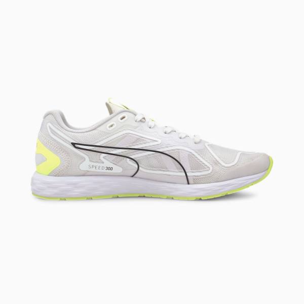 Puma Speed 300 Racer 2 Női Futócipő Fehér Sárga Fekete Rózsaszín | HU02649