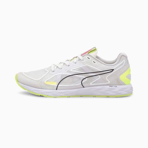 Puma Speed 300 Racer 2 Női Futócipő Fehér Sárga Fekete Rózsaszín | HU02649