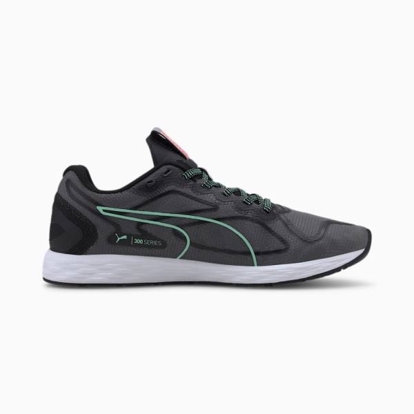 Puma Speed 300 Racer 2 Női Futócipő Fekete Zöld Fehér | HU38064