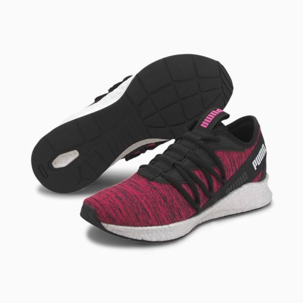 Puma Star MultiKNIT Női Futócipő Fekete Rózsaszín | HU27979