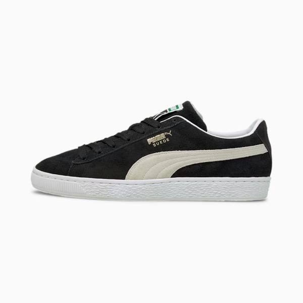 Puma Suede Classic XXI Férfi Tornacipő Fekete Fehér | HU16321