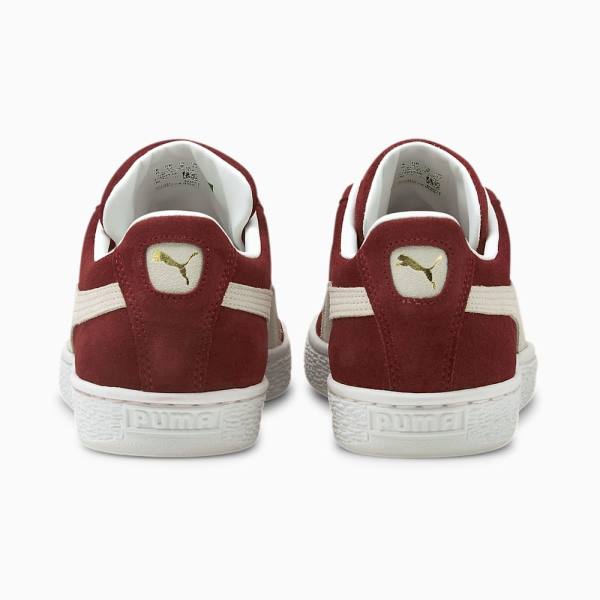 Puma Suede Classic XXI Férfi Tornacipő Sötétpiros Fehér | HU14762