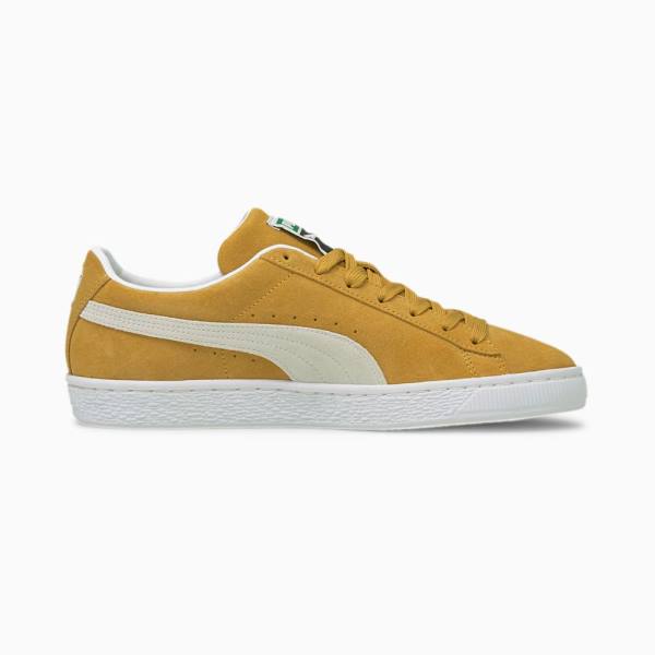 Puma Suede Classic XXI Férfi Tornacipő Sárga Fehér | HU61202