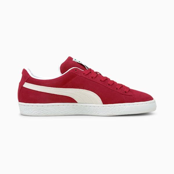 Puma Suede Classic XXI Női Tornacipő Sötétpiros Fehér | HU32718