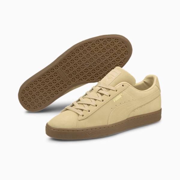 Puma Suede Gum Női Tornacipő Khaki | HU35619