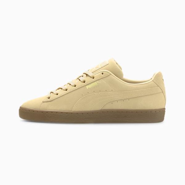 Puma Suede Gum Női Tornacipő Khaki | HU35619