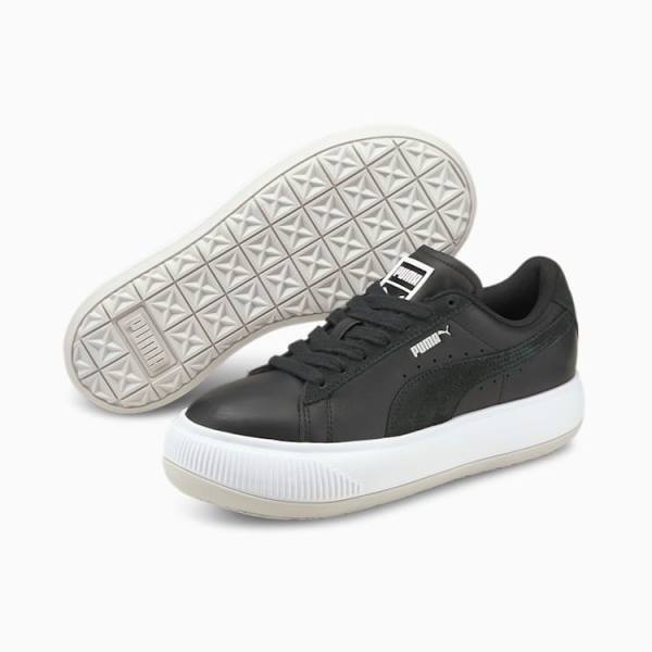 Puma Suede Mayu Mix Női Tornacipő Fekete Fehér | HU95206