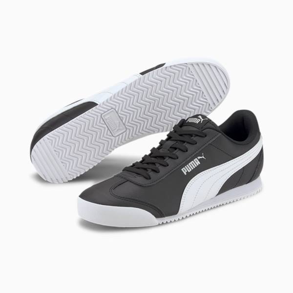 Puma Turino FSL Férfi Tornacipő Fekete Fehér | HU91048