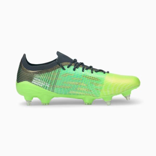 Puma ULTRA 1.3 MxSG Férfi Focicipő Zöld Világos Türkiz | HU40616