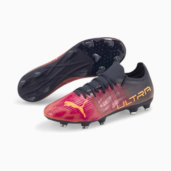 Puma ULTRA 3.4 FG/AG Férfi Focicipő Fukszia Narancssárga | HU79011